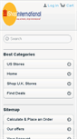 Mobile Screenshot of ishopinternational.com