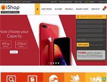 Tablet Screenshot of ishopinternational.com